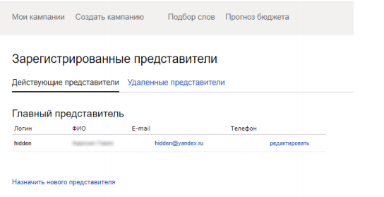 yd2 Надання доступу до рекламного кабінету Яндекс.Директ